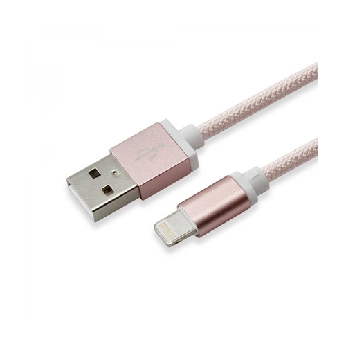 USB Ladekabel A-Lightning 1,5M lyserød